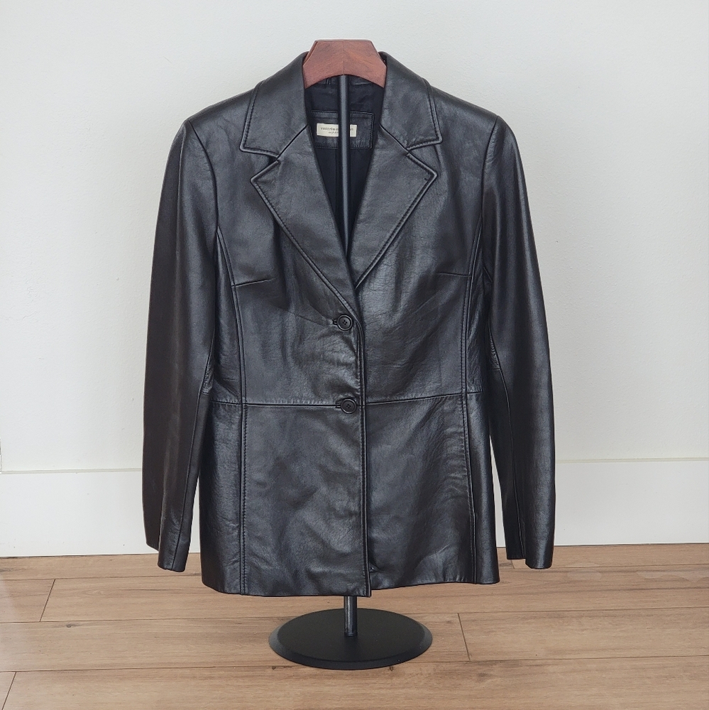 Valerie Stevens Leather Jacket, Women's Medium